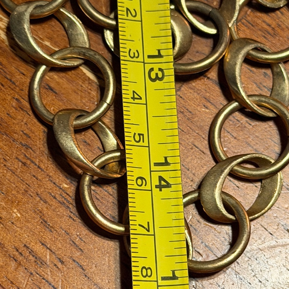 Source Unknown Bold Gold Necklace View 5